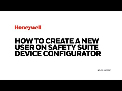 How to create a new user on Safety Suite Device Configurator