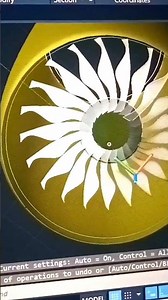 3D modelling jet engine with Propeller in autocad