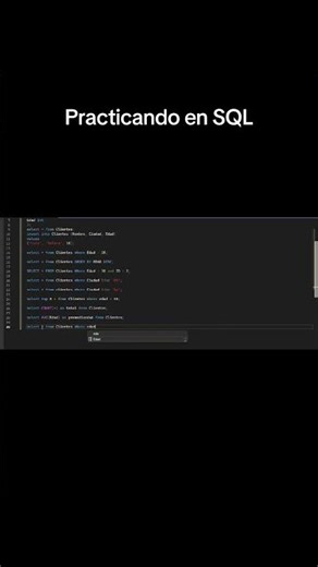 Prácticas en SQL #sql #sqlserver #tutorial