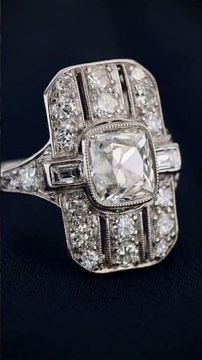 Vintage Diamond Cluster Ring | Circa 1950 | Berganza London