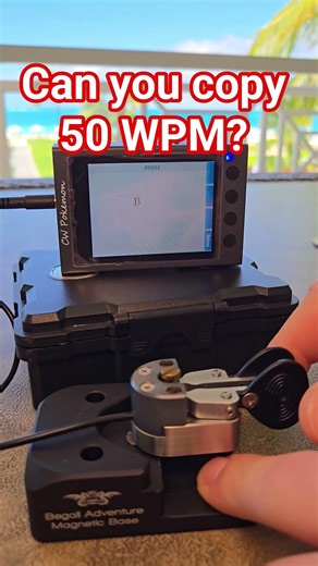 Can you copy 50wpm? #hamradio #morsecode #practice #hobby