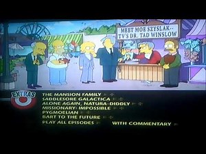 DVD Menu Walkthrough to The Simpsons The Complete 11th Season UK DVD Disc Three