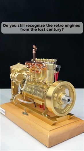 Do you still recognize the retro engines from the last century?#EngineModel model #engine
