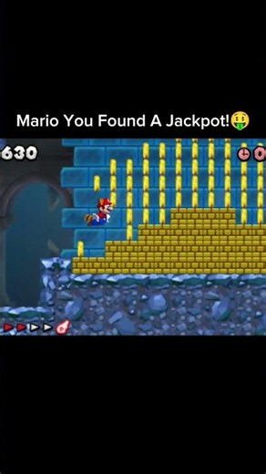 Congrats Mario You Found A Jackpot!🤑 #mario #nintendo #retrogaming