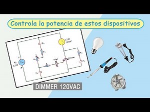 Power control of an AC load - Control of the firing angle of a Triac