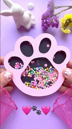 Cute Transparent Cat Paw Craft — Super Easy to Make!