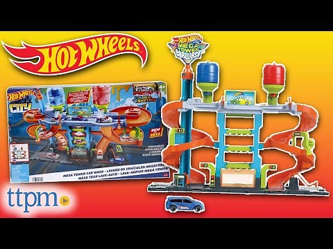 Hot Wheels City Mega Tower Car Wash