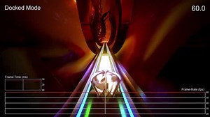 Thumper on Switch - PS4 comparison   docked / portable frame rate test