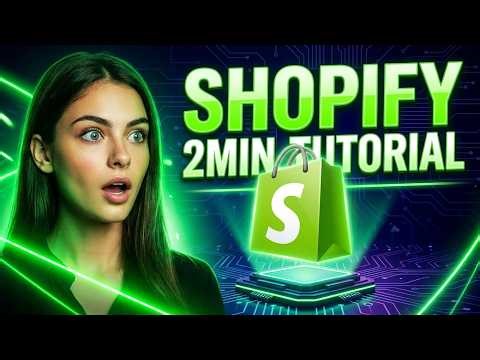 Shopify Tutorial For Beginners - Simplest Way To Start A Shopify Store?