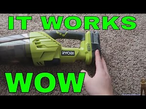 How To Turn Your Hand Vac Into A Hand-Floor Vac That Actually WORKS - Ryobi Project