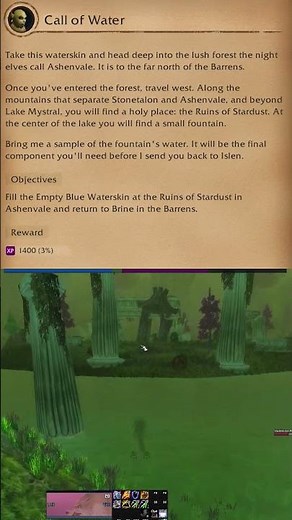 Classic World of Warcraft Horde Quest #285 Call of Water #worldofwarcraft #wowclassic #wow