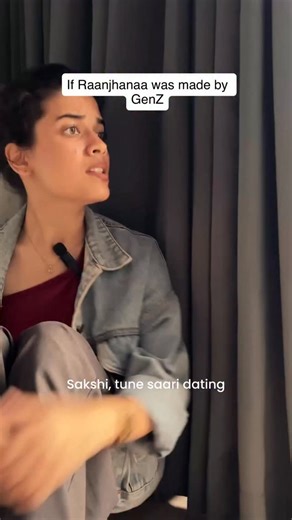 Sakshi | The monolgue that didn’t make it to the movie🤪🫶 . . . (Raanjhanaa, dhanush, genz, bollywood, ending scene, funny, relatable) | Instagram