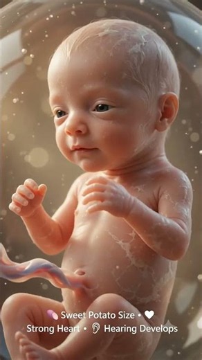 Week 18 Pregnancy 🤰 | Baby Growth & Fetal Development ❤️ | Baby Bloom Guide #Shorts #pregnancygift