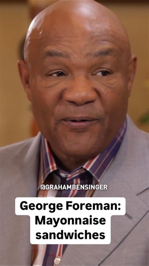 In Depth with Graham Bensinger on Instagram: "Rest in peace George Foreman, who came from very little to become a two-time world heavyweight champion and one of the most recognized athletes in the world. #georgeforeman #boxing #rip"