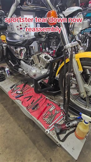 #motorcycle #harleydavidson #sportster #repair #mechanic
