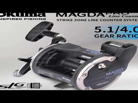 #OKUMA Fishing Reel MAGDA Linecounter DT MA-15DT-T Multirolle Sea Baitcasting Reel