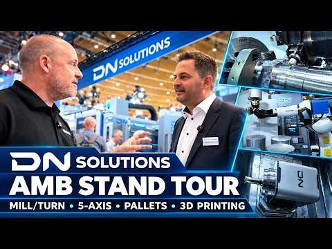 DN Solutions at AMB 2026 | Mill-Turn, 5-Axis, Pallet Systems & 3D Printing