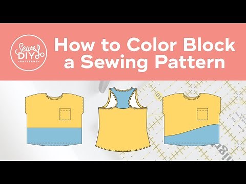 How to Color Block a Sewing Pattern (with demos and tips for success!)