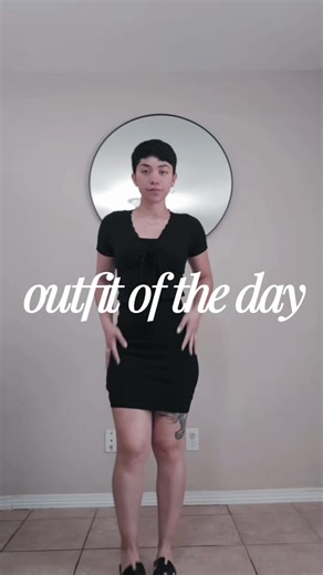 love mini dresses 🖤 i usually wear them out when i go shopping. put it together with some sandals since I'll be walking a lot #altoutfits #outfitideas #altgirl #simpleoutfit #OOTD