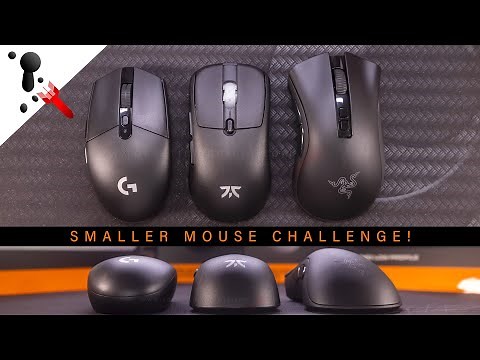 SMALLER GAMING MOUSE CHALLENGE | feat. Too Much Tech - Kile