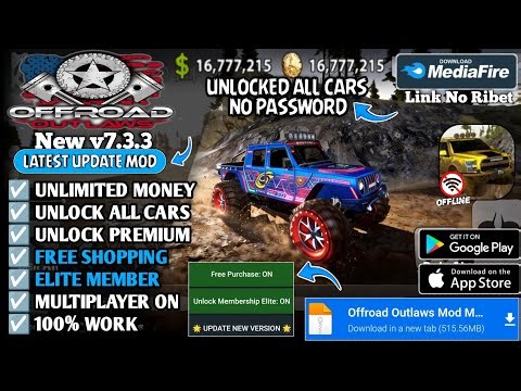 Offroad Outlaws Mod Apk v7.3.3 Terbaru 2026 - Unlimited Money & Unlock All Cars