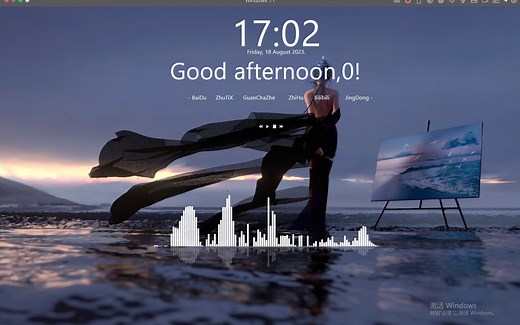 rainmeter的安装方式