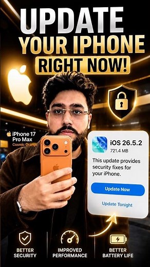 UPDATE Your iPhone RIGHT NOW! iOS 26.5.2 Fixes a Dangerous Security Issue 🔥