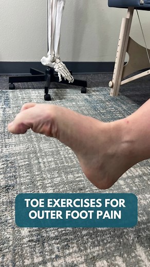 Toe Exercises For Outer Foot Pain From Cuboid Syndrome #cuboidsyndrome #physicaltherapy #physicaltherapist #pt #footpain #footpainrelief