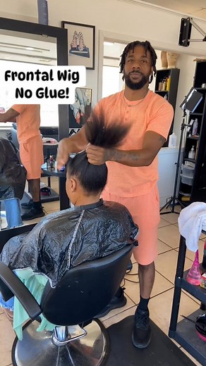 9.5K views · 196 reactions | Frontal Wig Install, NO GLUE! 20” Burmese Curly 13x6 Frontal Wig from WeltonsWorld.com  This curl pattern is so unique!! And The Magical MASKquerade Deep Conditioning Curl Cream ((comes with The Trinity Pack)) makes it curl so good!!! A soft hold!!! Try TODAY at WeltonsWorld.com | Welton Wardell Jr. | Facebook