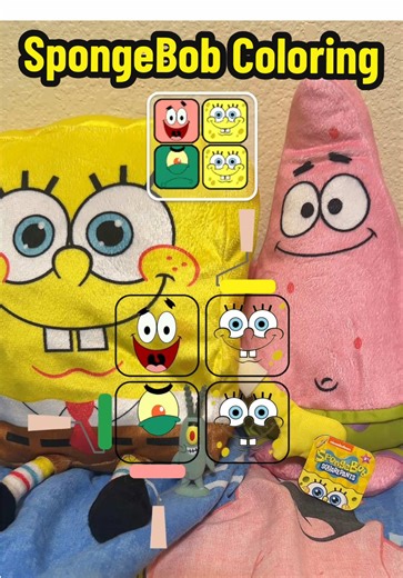 SpongeBob and Friends Enjoy a Fun Painting Game