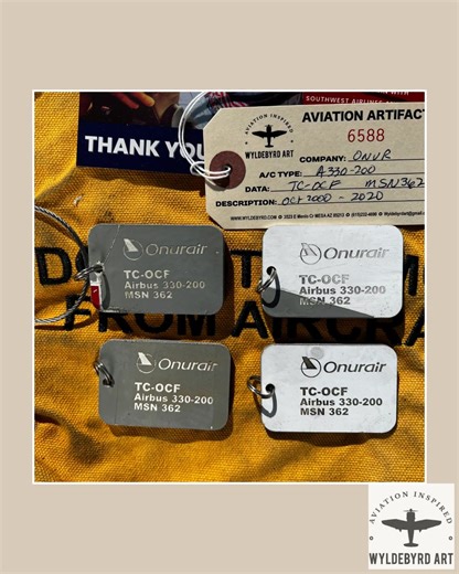 ✈️ Elevate your style with a touch of aviation magic! Introducing the Airbus A330-200 keychain - a unique piece of memorabilia that brings the spirit of travel right to your fingertips. 🌍 Crafted with exquisite detail, this keychain is more than just a trinket; it’s a reminder of adventures taken and those yet to come. At just $9.00, it’s the perfect accessory for aviation enthusiasts and makes for a thoughtful gift that sparks joy and conversation! 🚀 Clip it onto your bag or keys and let your