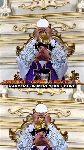 Agnus Dei: “Grant Us Peace” — A Prayer for Mercy and Hope #popeleoxiv #AgnusDei #Catholic #HolyMass