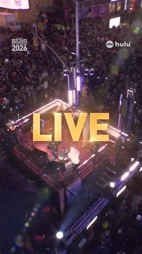 Live from the heart of NYC 💫 We're ringing in 2026 with Ryan Seacrest and a front-row seat to performers you can’t see anywhere else! Join the #RockinEve party 8/7c on ABC and next day on Hulu. | ABC7 News