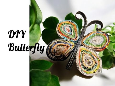 From Book to Butterfly, Magazine Roll Butterfly