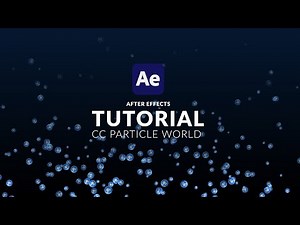 How to Make Floating Icon Animation in After Effects | Bubble Effect with CC Particle World