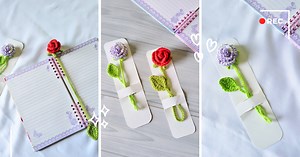 Crochet Rose Bookmark Tutorial | Easy & Quick Free Pattern for Beginners