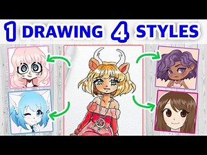 ☆ STEALING MORE YOUTUBERS' ART STYLES || Style Challenge! ☆
