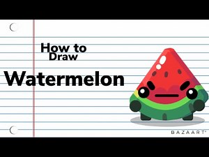 How to Draw Watermelon from Boomerang Fu