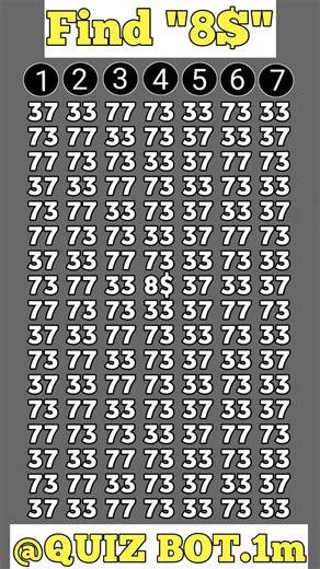 Can you spot the hidden number? 🤔 Test your observation skills with our mind-bending #shorts