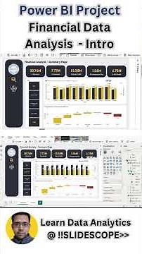 Power BI Project Financial Data Analysis - Intro