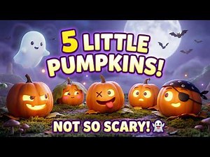Five Little Pumpkins 🎃 | Halloween Kids Song 👻 | Spooky Fun Nursery #rhymesforkids #kidssongs