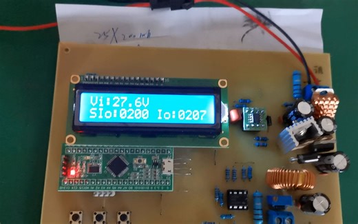 076---基于STM32增量式PID数控Buck恒流开关电源设计