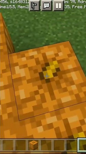 Find village with help of pumpkin in minecraft 😲 #shorts #minecraft #mcpe