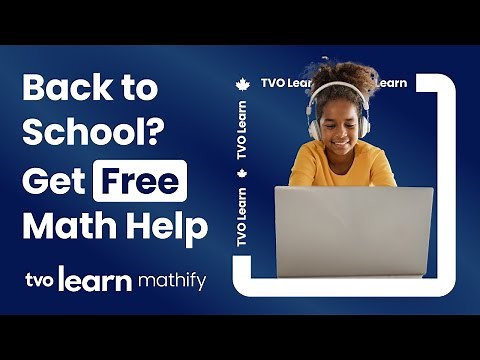 Back to School with TVO Mathify!