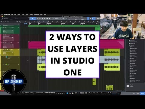 2 Ways To Use LAYERS In Presonus STUDIO ONE