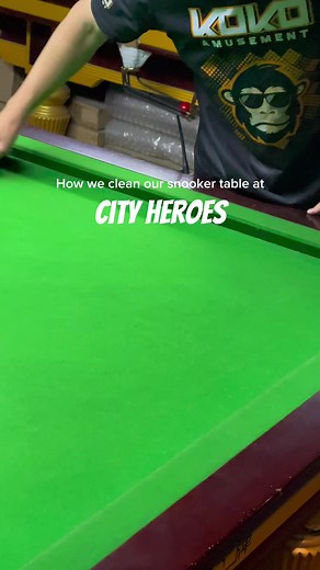 Daily Snooker Table Maintenance Routine