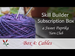 Tutorial: Cable knitting basics