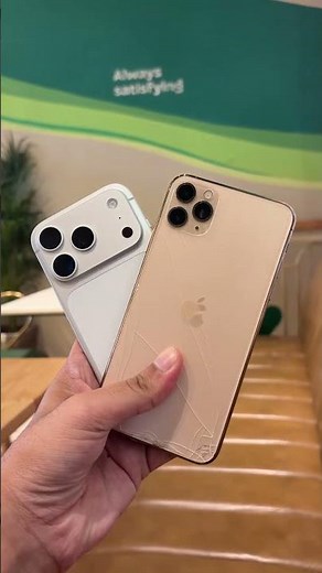 iPhone 11 Pro Max to iPhone 17 Pro | How are the of same size!!!
