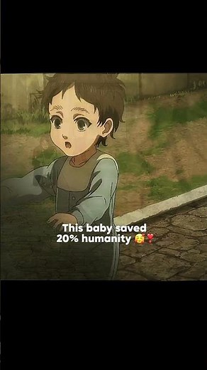 This baby saved 20 % humanity 🥰