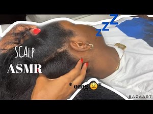 ASMR | watch me scratch my friend to sleep. Healthy scalp edition. Zzzz